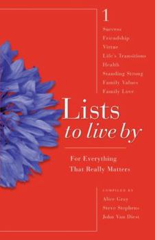 Paperback Lists to Live by: For Everything That Really Matters Book