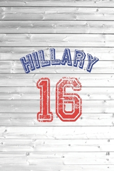 Paperback Hillary for president 2016 - Grunge Election Political Journal Book
