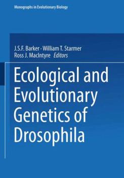 Paperback Ecological and Evolutionary Genetics of Drosophila Book