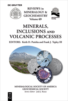 Paperback Minerals, Inclusions and Volcanic Processes Book