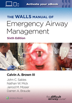 Paperback The Walls Manual of Emergency Airway Management Book