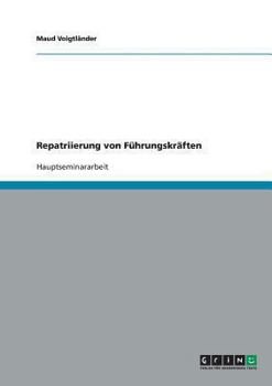 Paperback Repatriierung von Führungskräften [German] Book