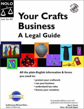 Paperback Your Crafts Business: A Legal Guide "With CD" [With CDROM] Book