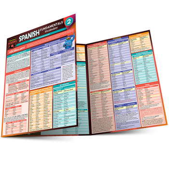 Misc. Spanish Fundamentals 2 - Vocabulary: For Middle School - A Quickstudy Laminated Reference Guide Book