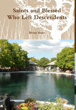 Hardcover Saints and Blessed Who Left Descendents Book