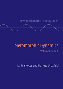 Hardcover Meromorphic Dynamics 2 Volume Hardback Set Book