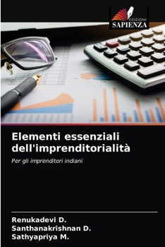 Paperback Elementi essenziali dell'imprenditorialità [Italian] Book