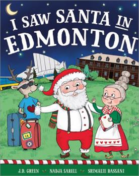 Hardcover I Saw Santa in Edmonton Book