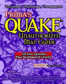 Paperback Quake Unauthorized Map Guide Book