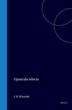 Hardcover Opuscula selecta (Latin Edition) [Latin] Book