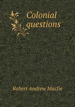 Paperback Colonial questions Book
