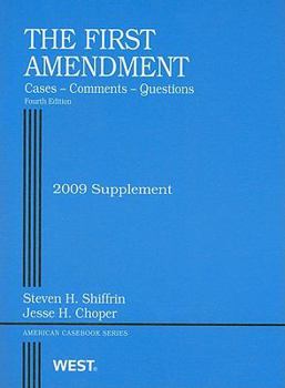 Paperback The First Amendment Supplement: Cases-Comments-Questions Book
