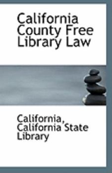 Paperback California County Free Library Law Book