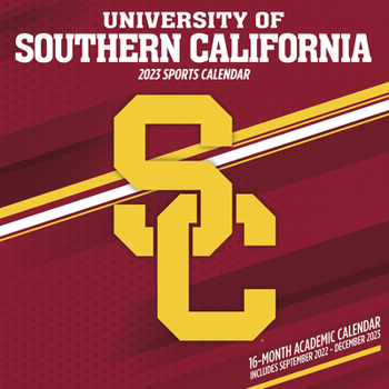 Calendar Usc Trojans 2023 12x12 Team Wall Calendar Book