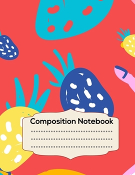 Paperback Composition Notebook: Wide Ruled Lined Paper Notebook Journal, Large (8.5 x 11 inches) - 100 Pages Book