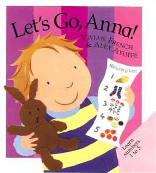 Hardcover Let's Go, Anna: Learn Numbers 1 to 5 Book
