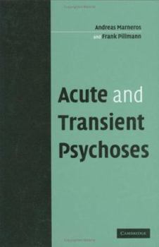 Hardcover Acute and Transient Psychoses Book