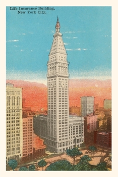 Paperback Vintage Journal Life Insurance Building, New York City Book