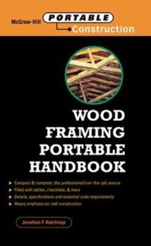 Hardcover Wood Framing Portable Handbook Book