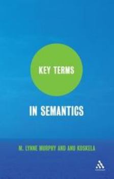 Paperback Key Terms in Semantics Book