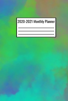 Paperback 2020-2021 Monthly Planner: 2020-2021 Monthly Calendar Scheduling Planner 6x9 - 2020-2021 Monthly Planner Scheduler Book