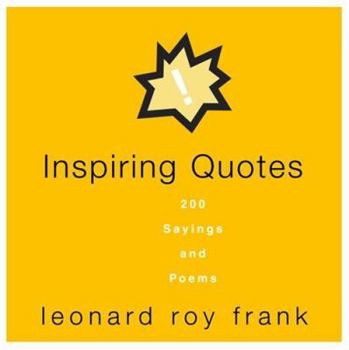 Hardcover Inspiring Quotes: 200 Sayings and Poems Book