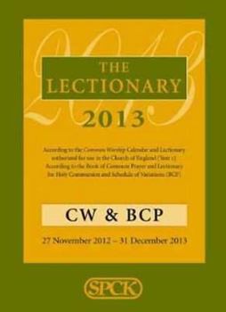 Paperback The Lectionary 2013 - Common Worship and Book of Common Prayer Book