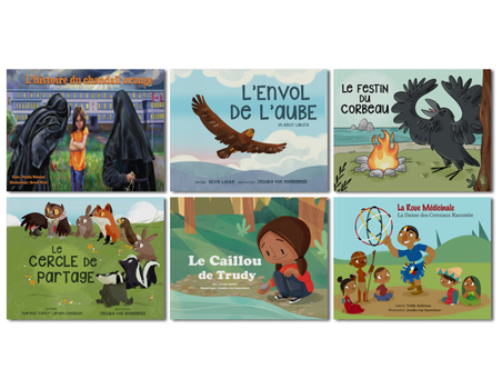 Paperback Medicine Wheel Publishing 6 Softcover Book Set (French) [French] Book