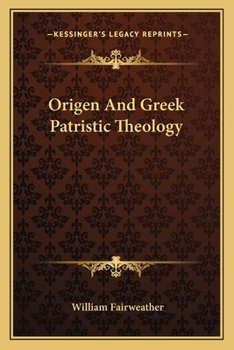 Paperback Origen And Greek Patristic Theology Book