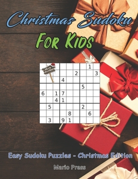 Paperback Christmas Sudoku For Kids: Easy Sudoku Puzzles - Christmas Edition Book