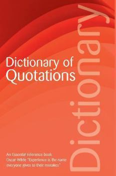 Paperback Dictionary of Quotations Book