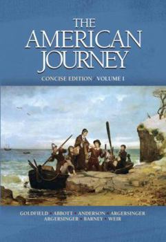 Paperback The American Journey, Concise Edition, Volume I [With CDROM] Book