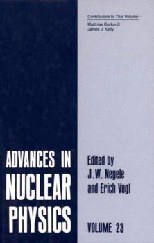 Paperback Advances in Nuclear Physics: Volume 23 Book