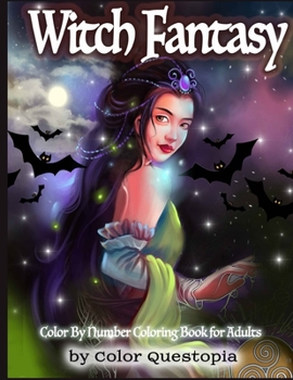 Witch Fantasy - Magical Witch Coloring Book For Adults: Mosaic Pagan Coloring Book With Magical Women and Witchcraft