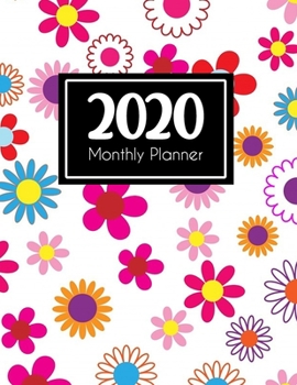 2020 Monthly Planner: Weekly and Monthly | Jan 1, 2020 to Dec 31, 2020 | Calendar Agenda Book | January to December | Cute Appointment & Productivity Organizer 7 (2020 Planners)