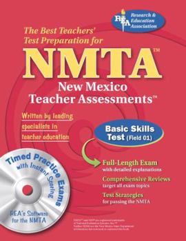 Paperback Nmta Basic Skills Test (Field 01) W/CD-ROM [With CDROM] Book