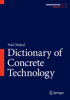 Hardcover Dictionary of Concrete Technology Book
