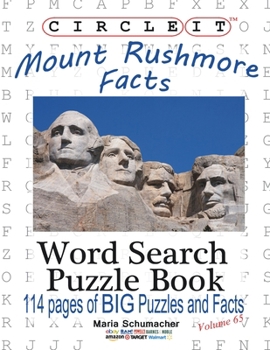 Paperback Circle It, Mount Rushmore Facts, Word Search, Puzzle Book