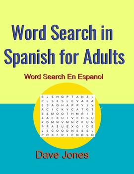 Paperback Word Search in Spanish for Adults: Word Search En Espanol [Large Print] Book