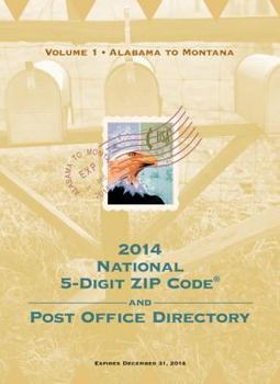 Paperback 2014 National Zip Code Directory Book