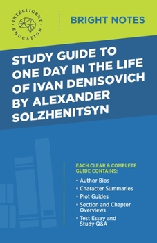 Paperback Study Guide to One Day in the Life of Ivan Denisovich by Alexander Solzhenitsyn Book
