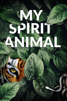 Paperback My Spirit Animal: Wide Ruled Lined School Journal - 110 Pages - 6 x 9" - Composition Notebook, Diary Book