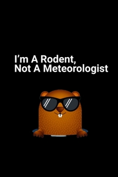 Funny Groundhog Day Theme Wide Ruled Line Paper