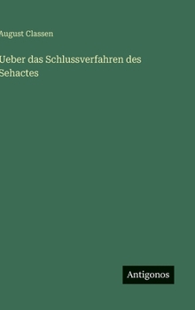 Hardcover Ueber das Schlussverfahren des Sehactes [German] Book