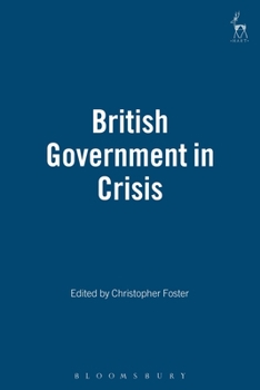 Hardcover British Government in Crisis Book