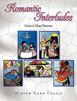 Paperback Romantic Interludes: Stained Glass Patterns Book