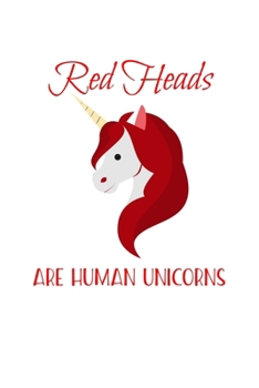 Paperback Redheads Are Human Unicorns: Shopping List Rule Book