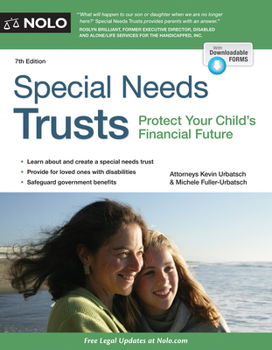 Paperback Special Needs Trusts: Protect Your Child's Financial Future Book