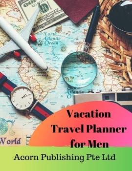 Paperback Vacation Travel Planner for Men Book