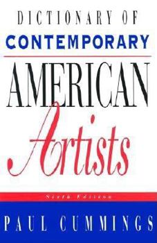 Hardcover Dictionary of Contemporary American Artists Book